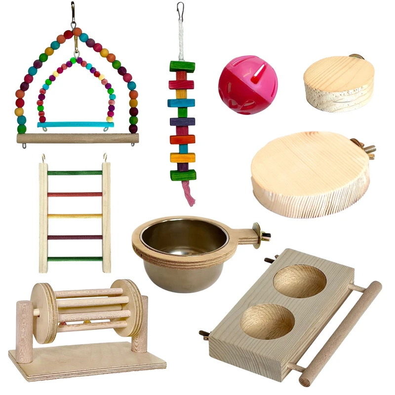 اسباب بازی پرندگان مدل CH-M-1 مجموعه ۱۰ عددی