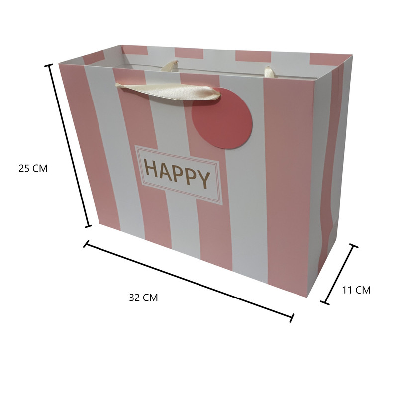 پاکت هدیه مدل HAPPY کد G621 پاکت هدیه مدل HAPPY کد G621