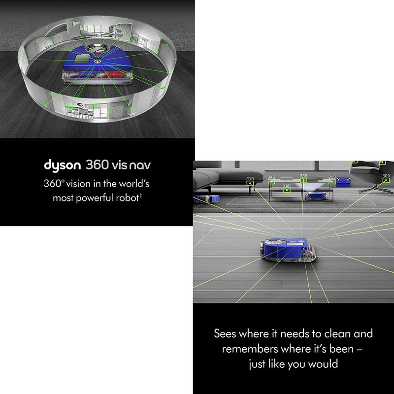 جارو رباتیک دایسون مدل 360 Vis Nav