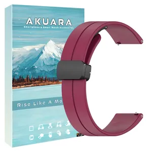Akuara Silicone Magnet Band For Samsung Galaxy Watch 4 / Watch 4 Classic / Watch 5 / Watch 5 Pro / Watch 6 / Watch 6 Classic