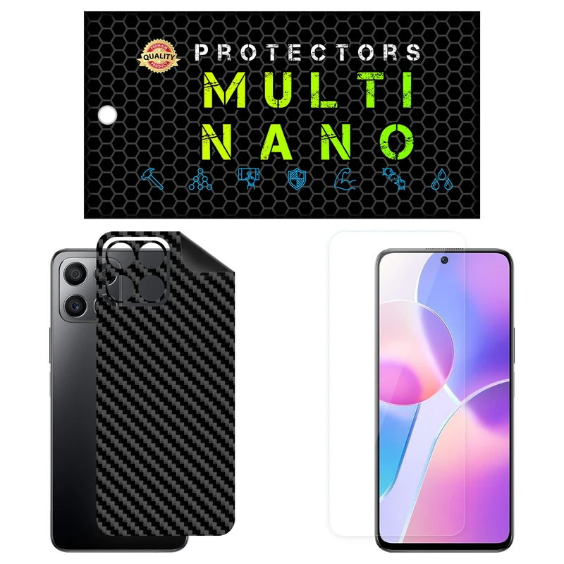 محافظ صفحه نمایش مولتی نانو مدل X-SFC مناسب برای گوشی موبایل آنر X30i به همراه برچسب پوششی