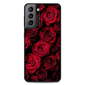 AKAM AMC-WSGS21-FLOWERS-35 Cover For Samsung Galaxy S21