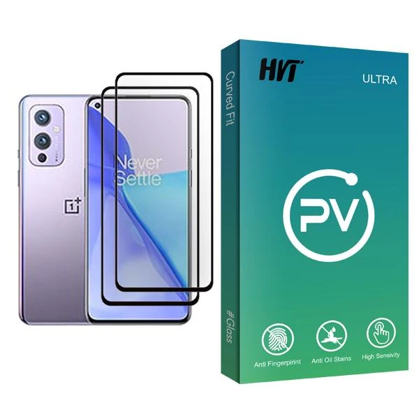 محافظ صفحه نمایش اچ وی تی مدل PV Glass MIX002 مناسب برای گوشی موبایل وان پلاس 9 بسته دو عددی