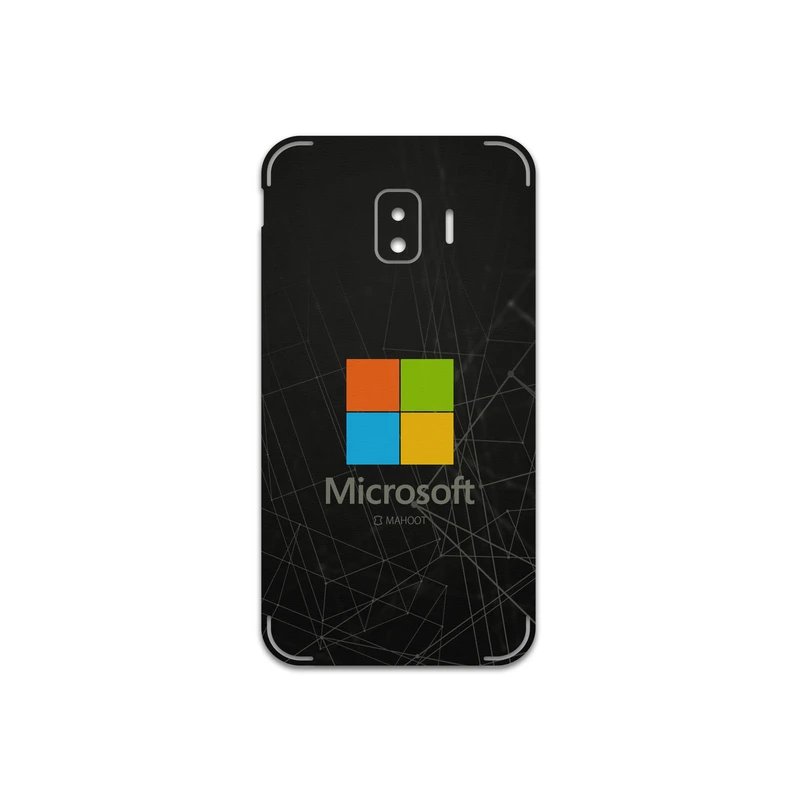 برچسب پوششی ماهوت مدل Microsoft-Logo مناسب برای گوشی موبایل سامسونگ Galaxy J2 Core