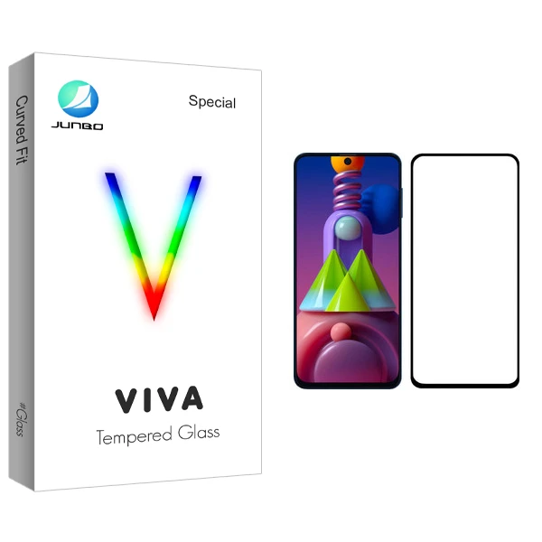 محافظ صفحه نمایش جانبو مدل Viva Glass مناسب برای گوشی موبایل سامسونگ Galaxy M51