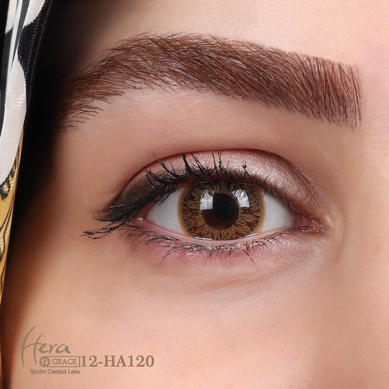 لنز چشم گریس هرا شماره 12 رنگ عسلی