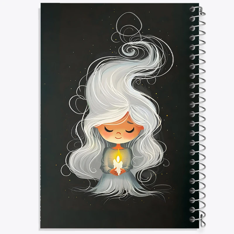 دفتر شطرنجی 50 برگ خندالو طرح دخترانه کد F5149