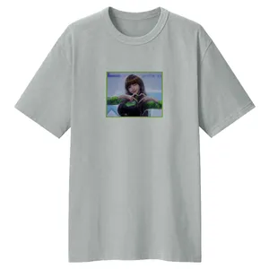 تی شرت لانگ آستین کوتاه زنانه مدل BLACK pink کد LL25 رنگ طوسی