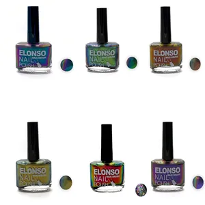 لاک ناخن الونسو مدل کالر شیفت مجموعه  6 عددی