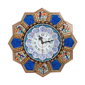 ساعت دیواری خاتم کاری مدل خورشیدی کد 36-1