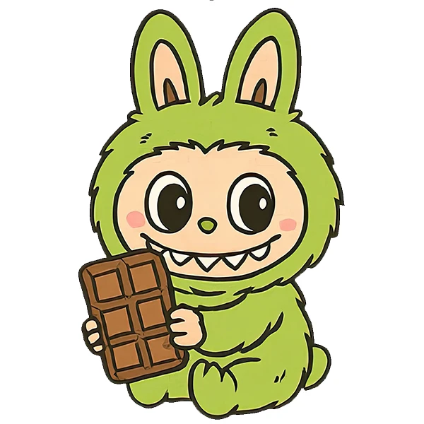  استیکر پارچه و لباس پاد آفرین طرح کارتونی لبوبو کد 5654