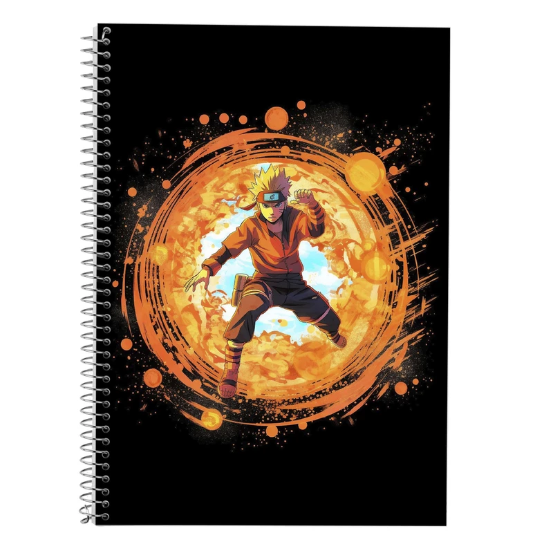 دفتر زبان 50 برگ مدوپد مدل سه خط طرح نارتو narto کد DF10650