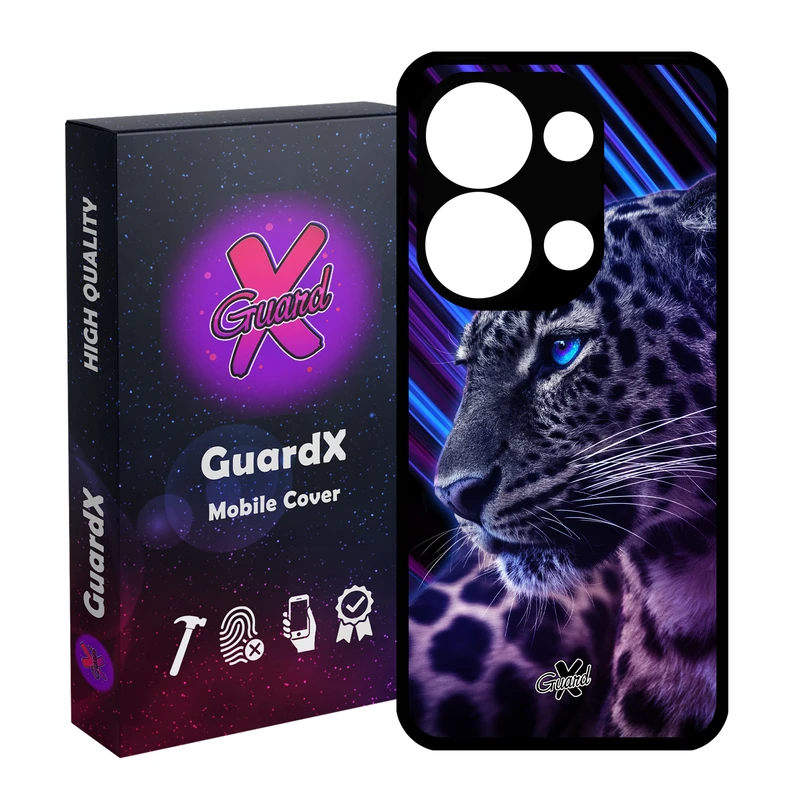 کاور گارد ایکس طرح Leopard مناسب برای گوشی موبایل شیائومی Redmi Note 13 Pro 4G / Poco M6 Pro 4G