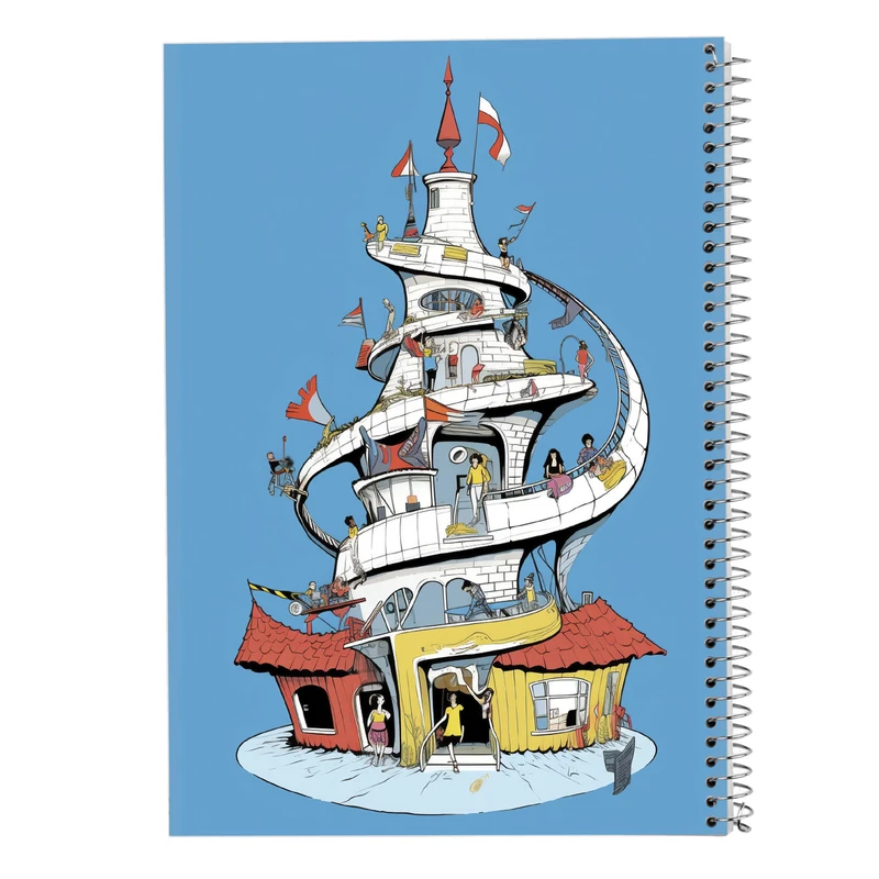 دفتر مشق 50 برگ مدوپد مدل Ghibli کد DF2512