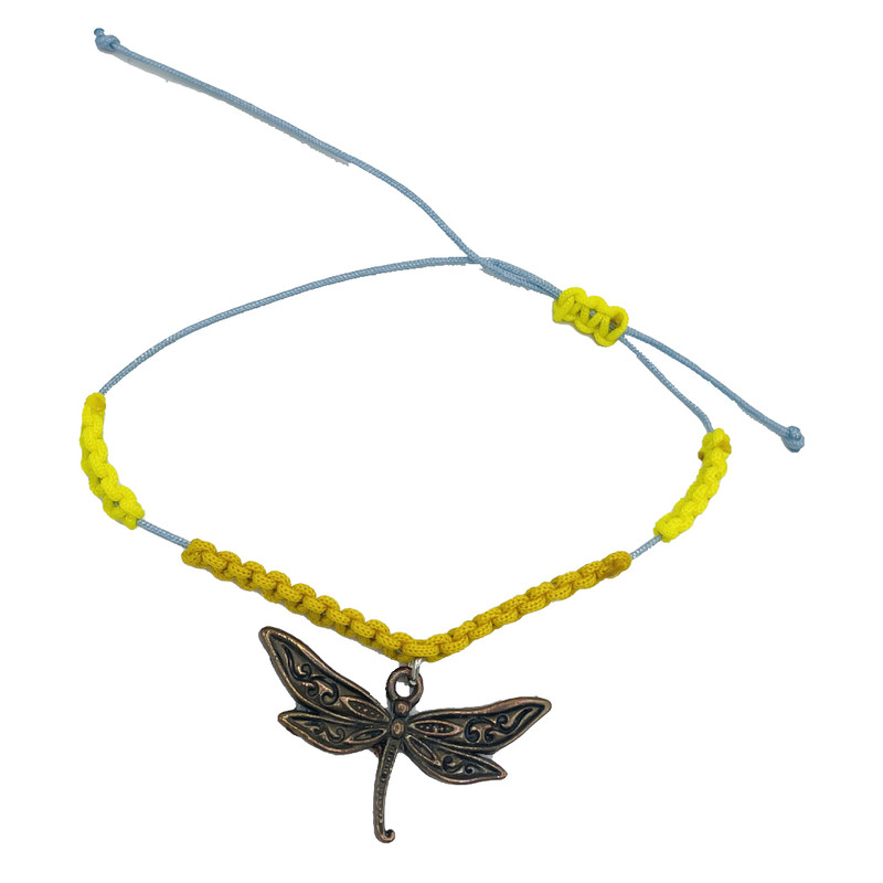 دستبند زنانه مدل آویز سنجاقک