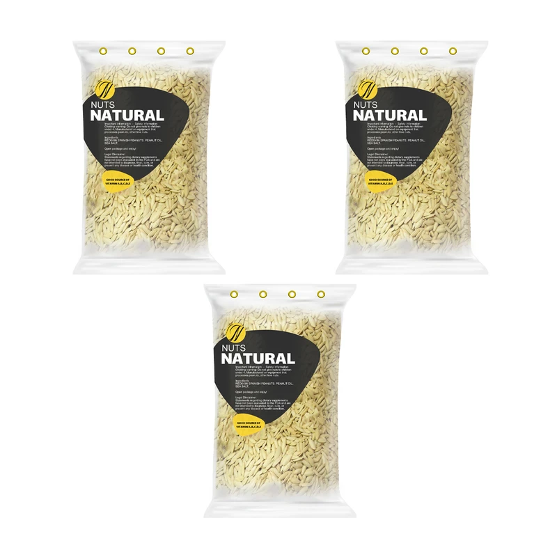 تخمه کدو ریز خام نچرال - 500 گرم بسته 3 عددی 