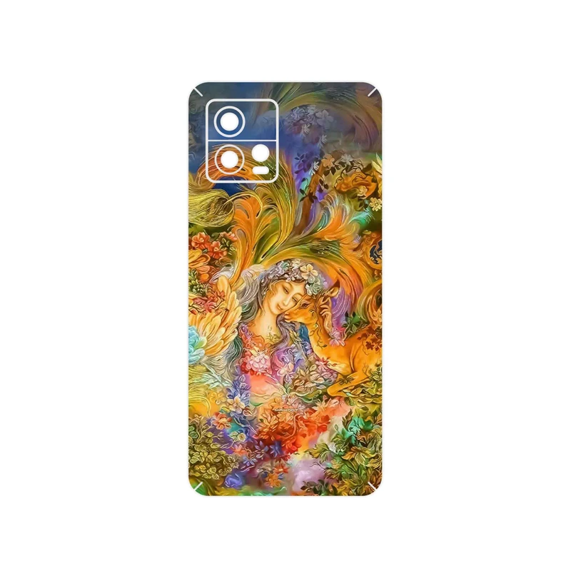 برچسب پوششی ماهوت مدل Persian miniature 3 مناسب برای گوشی موبایل موتورولا Moto G72