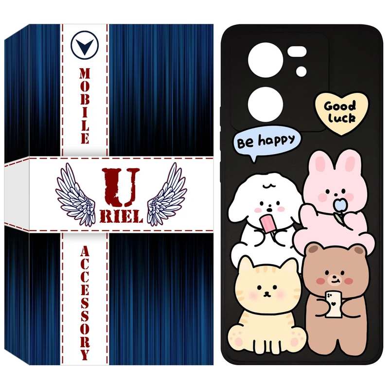 کاور یوریل مدل KSH کد 14 طرح خوشحال مناسب برای گوشی موبایل شیائومی 13T