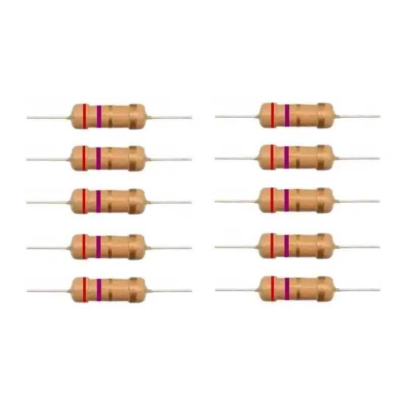 مقاومت 2.7 اهم 2 وات کد 777 بسته 10 عددی