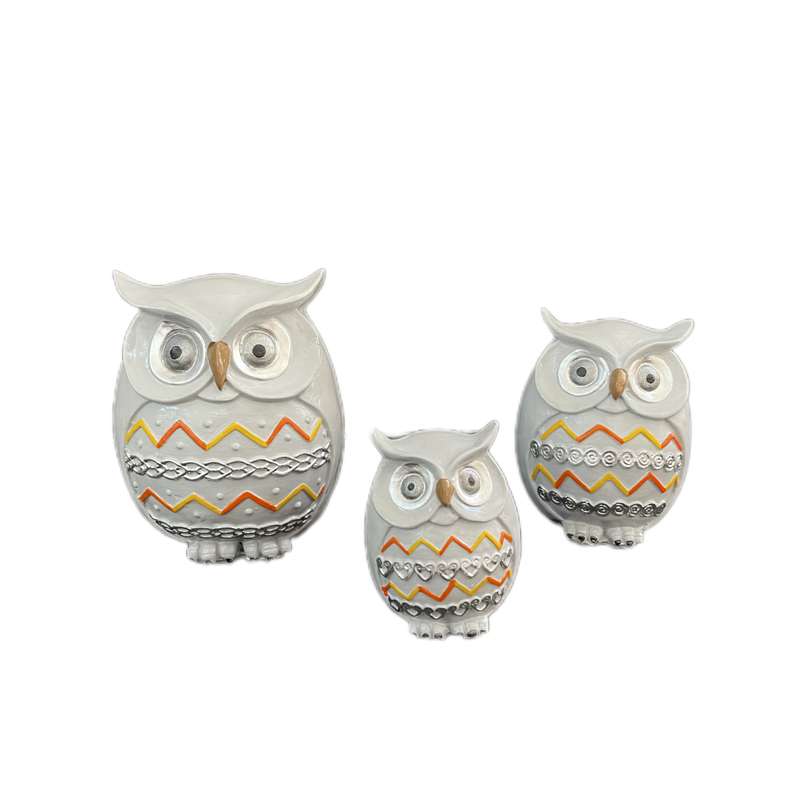 مجسمه مدل جغد کد 0044 مجموعه 3 عددی