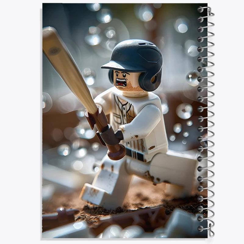 دفتر مشق 50 برگ خندالو طرح لگو (Lego) کد F6550