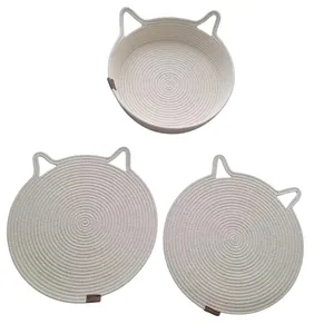 سبد نان و زیربشقابی مدل گربه مجموعه سه عددی