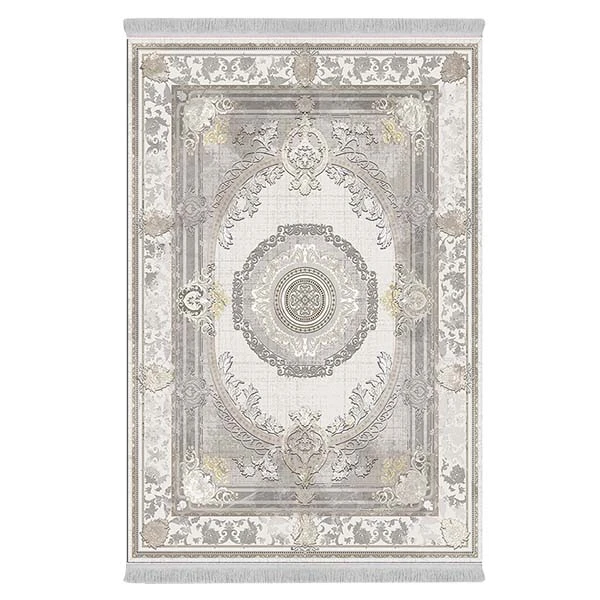 فرش پارچه‌ای دفه مدل فرشینه طرح مدرن کد 377