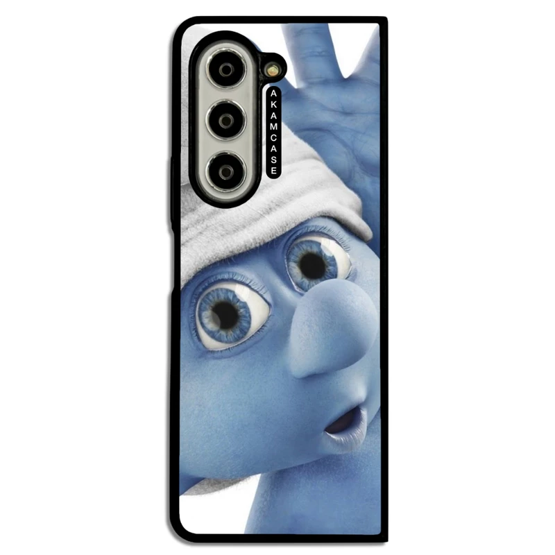 کاور آکام مدل AMC-WSGZFOLD5-SMURFS-2 مناسب برای گوشی موبایل سامسونگ Galaxy Z Fold 5