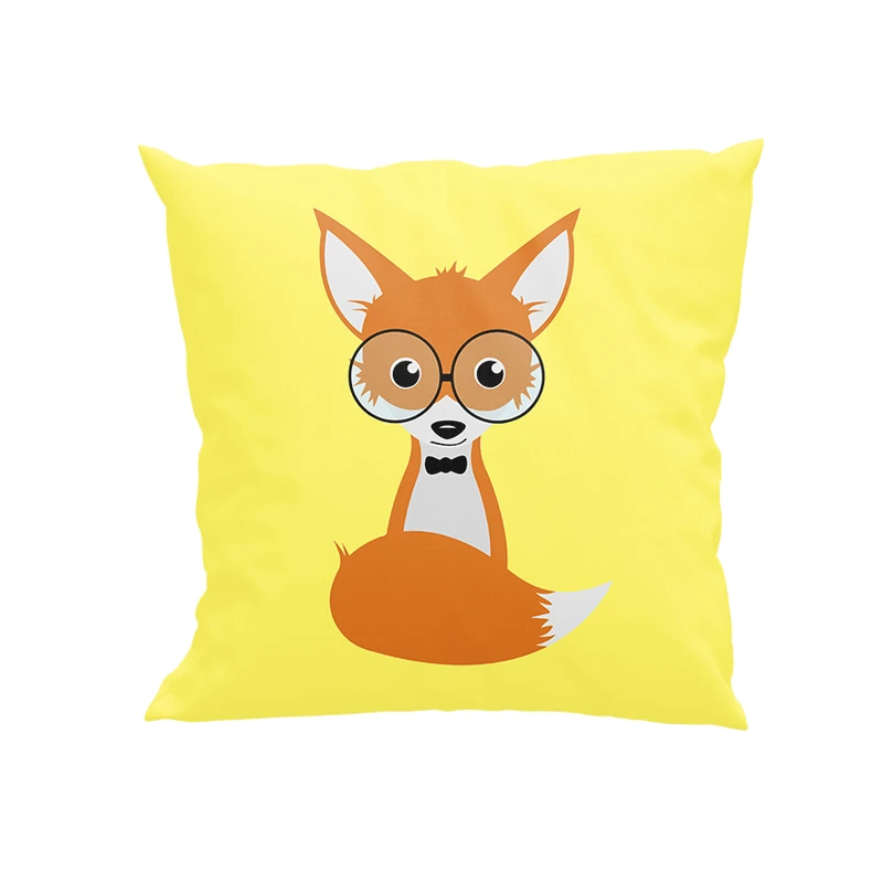 کوسن کودک پاد آفرین مدل روباه عینکی کد DKK78