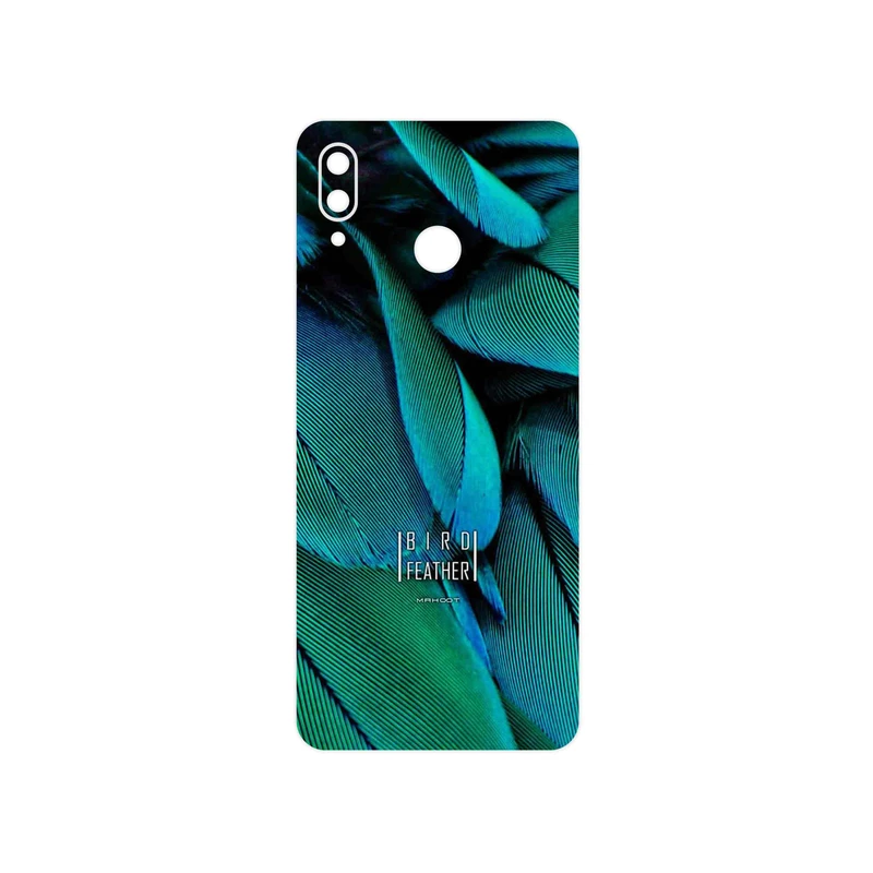 برچسب پوششی ماهوت مدل Green Feather مناسب برای گوشی موبایل آنر Play