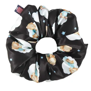 کش مو زنانه طرح ساتن مدل عروسکی