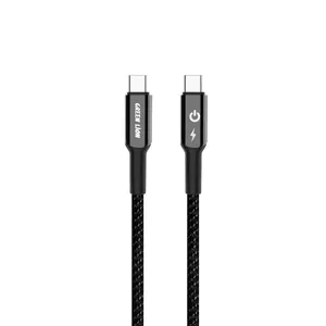 کابل تبدیل USB-c گرین لاین مدل Braided timer طول 1 متر