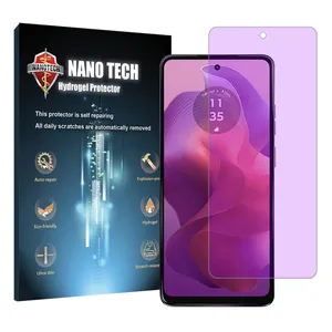 Nano tech anti-Purple screen protector suitable for Motorola Moto G24 mobile phone