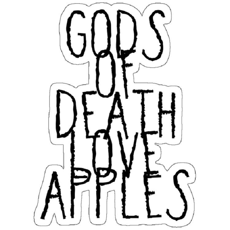 استیکر لپ تاپ مدل love apples