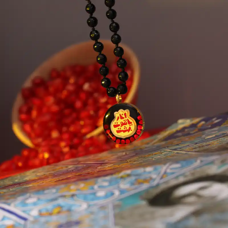 گردنبند زنانه زرسام مدل یاقوت