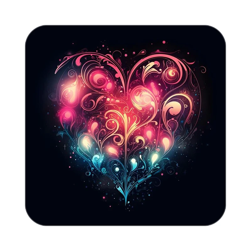 زیر لیوانی کاکتی مدل عاشقانه کد mp10974