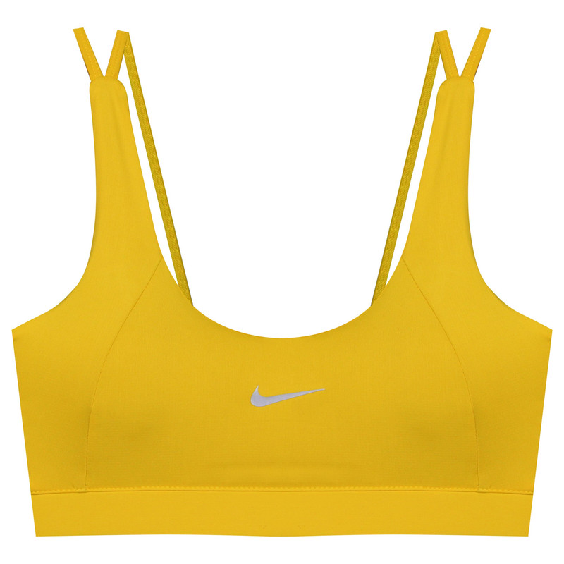 نیم تنه ورزشی زنانه مدل پد دار بدون فنر کد 4521-290P رنگ زرد