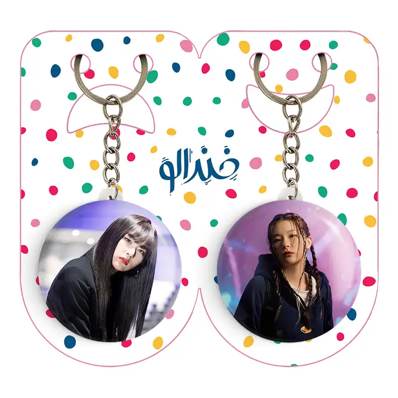 جاکلیدی خندالو مدل سولگی گروه رد ولوت Red Velvet کد 1961719623 مجموعه 2 عددی