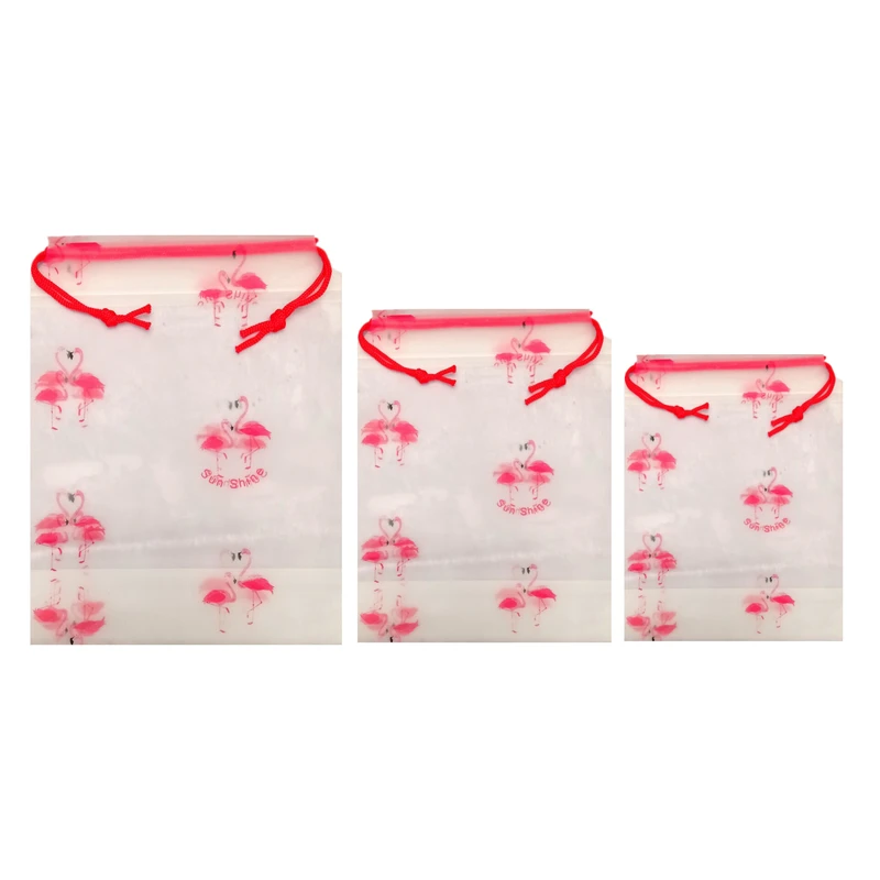 نظم دهنده ساک و چمدان مدل فلامینگو مجموعه 3 عددی