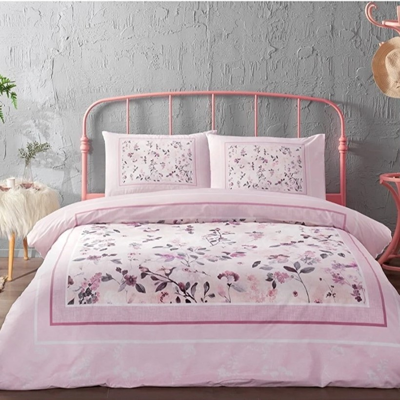 سرویس روتختی ازدیلک مدل Fleur Rose دو نفره 4 تکه