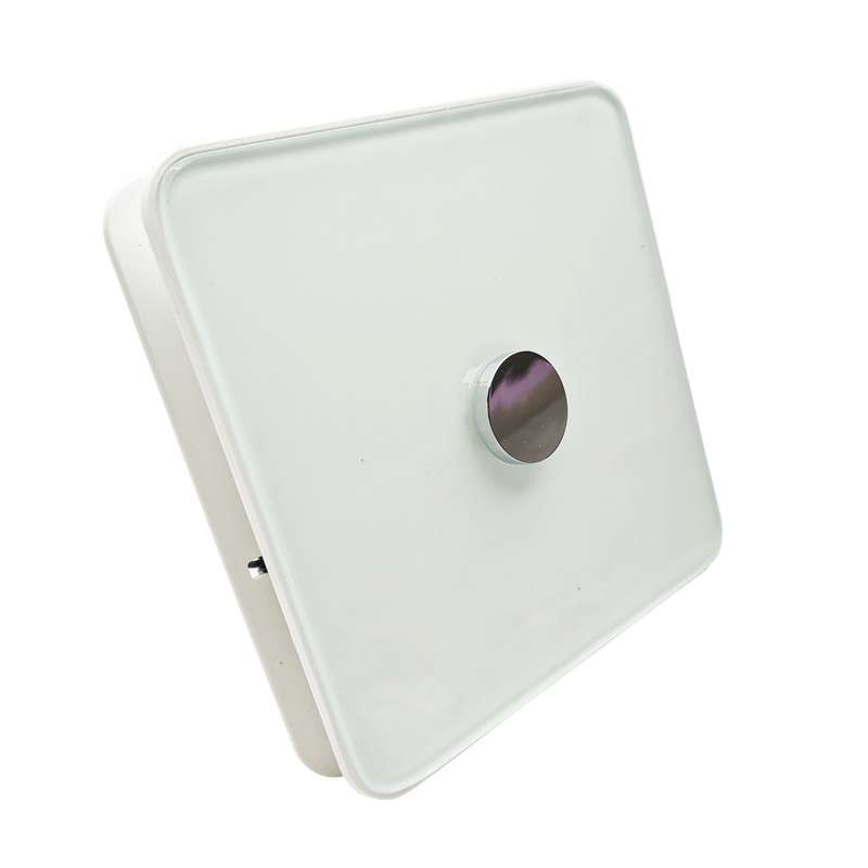 هواکش ایرفن مدل سارگاتی دوپنل طرح شیشه ای مربع