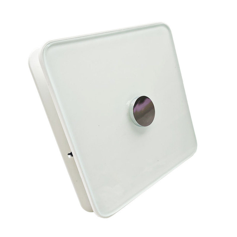 هواکش ایرفن مدل سارگاتی دوپنل طرح شیشه ای مربع