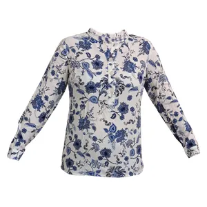 بلوز آستین بلند زنانه ال سی وایکیکی کد E6