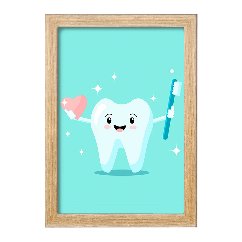 تابلو خندالو مدل دندان و دندان پزشکی کودکانه کد 36704