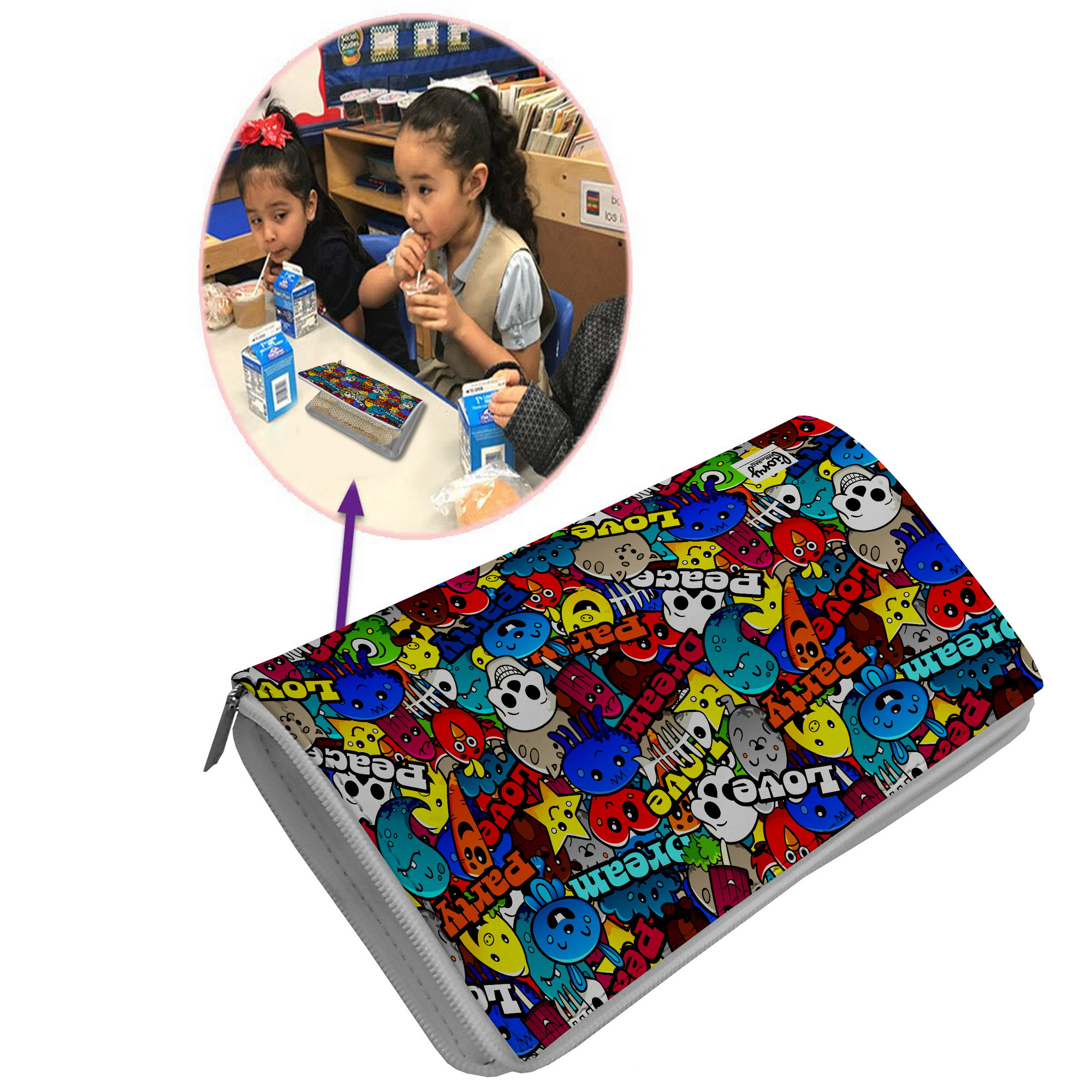 کیسه نان مستر راد مدل جای لقمه فانتزی طرح انیمیشن کد fiory 2197