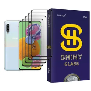 Atouchbo Shiny Glass MIX004 Screen Protector For Samsung Galaxy A90 5G Pack Of 4