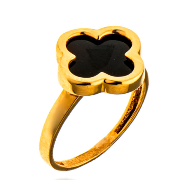 انگشتر طلا 18 عیار زنانه دوست خوب مدل  ونکلیف