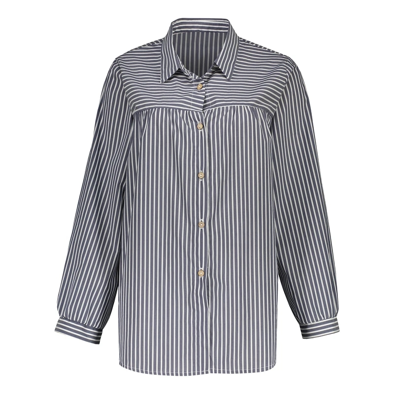 شومیز آستین بلند یقه برگردان زنانه مدل آتوسا