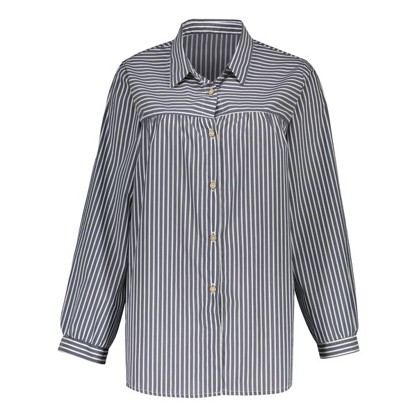 شومیز آستین بلند یقه برگردان زنانه مدل آتوسا