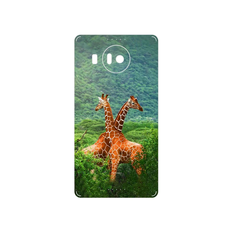 برچسب پوششی ماهوت مدل Giraffe مناسب برای گوشی موبایل مایکروسافت Lumia 950 XL